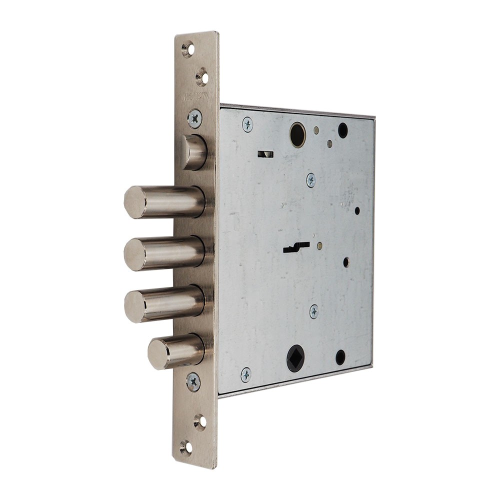 Замок Mettem (Меттэм) врезной сувальдный с защёлкой ЗВ9 144.0.0, 5 кл. (ключ 60 мм) 