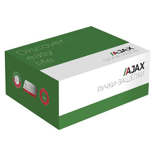 Ручка Ajax (Аякс) защелка DK610 AB-BK (6010 AB-B) (фик.) бронза 