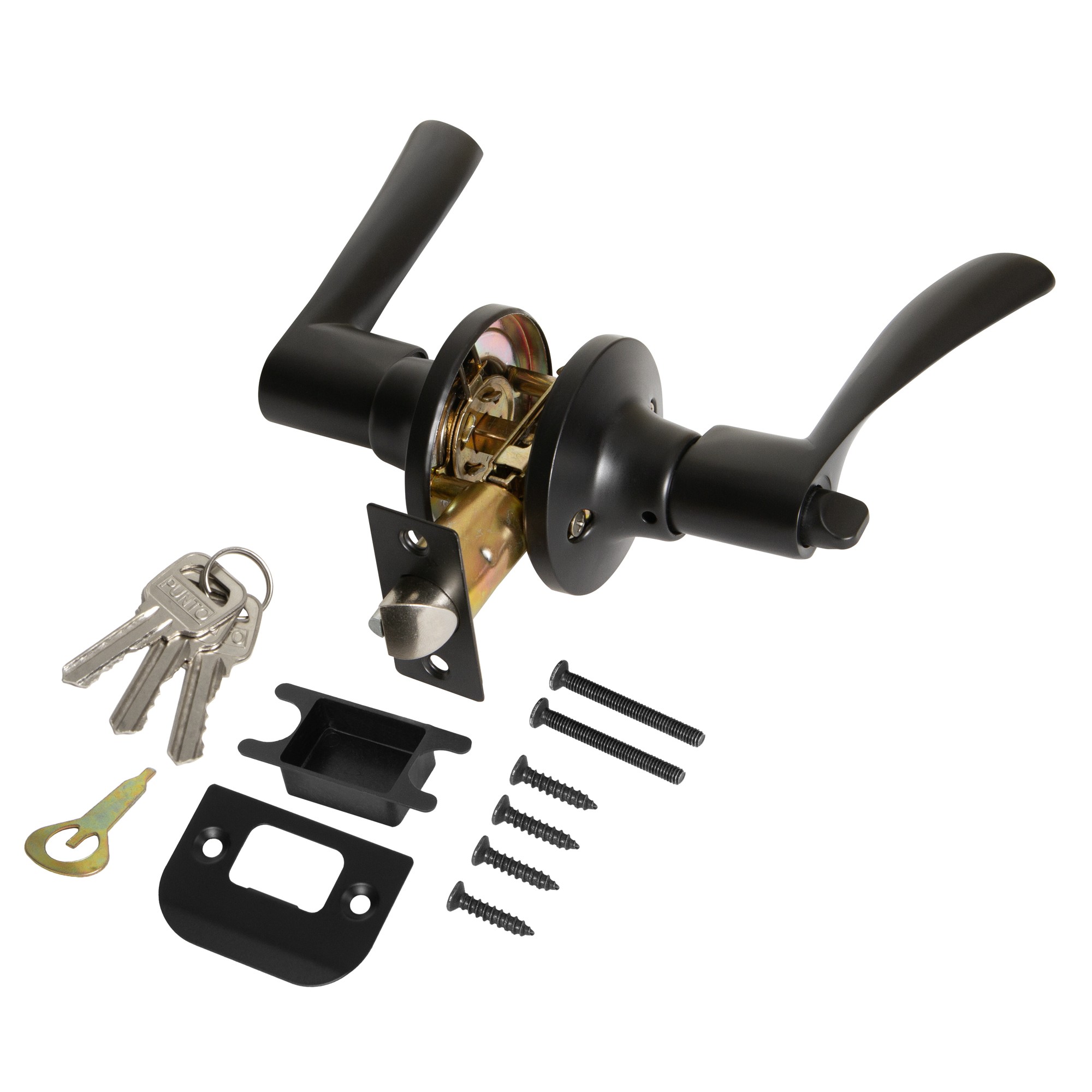 Ручка Punto (Пунто) защелка DK610/BL BL-ET (кл./фик.) черный Ручка Punto (Пунто) защелка DK610/BL BL-ET (кл./фик.) черный