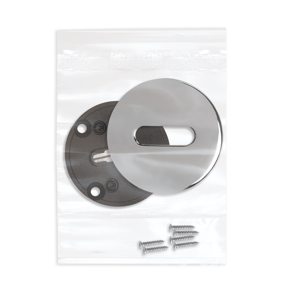 Накладка Fuaro (Фуаро) на сувальдный замок ESC.S-auto.RLR/R.486 CP-8 хром (1шт.) 