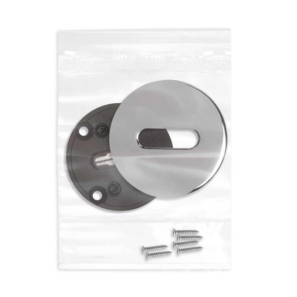 Накладка Fuaro (Фуаро) на сувальдный замок ESC.S-auto.RLR/R.486 CP-8 хром (1шт.) 