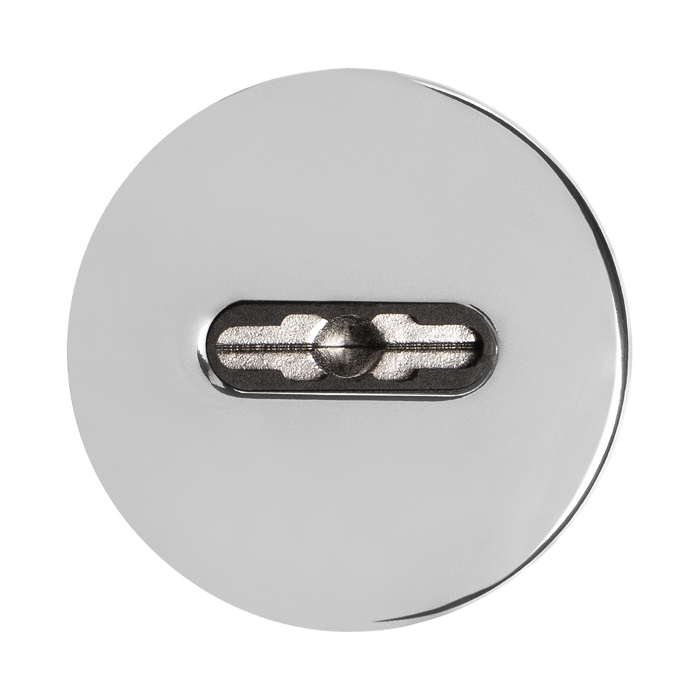 Накладка Fuaro (Фуаро) на сувальдный замок ESC.S-auto.RLR/R.486 CP-8 хром (1шт.) 