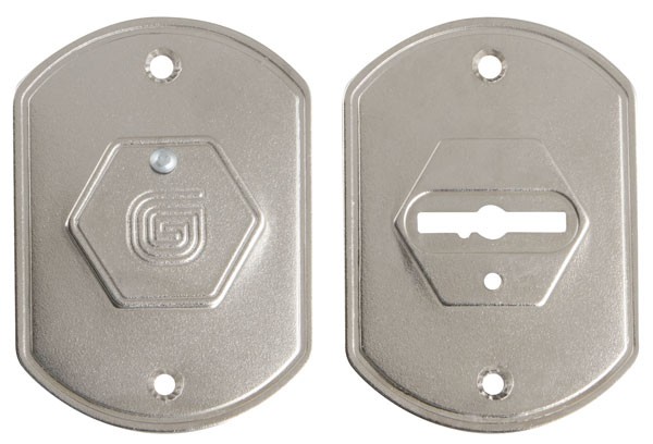 Накладки Guardian (Гардиан) сувальдные "" крашен. ГН 20 /пара/, плоская /123:473/ 