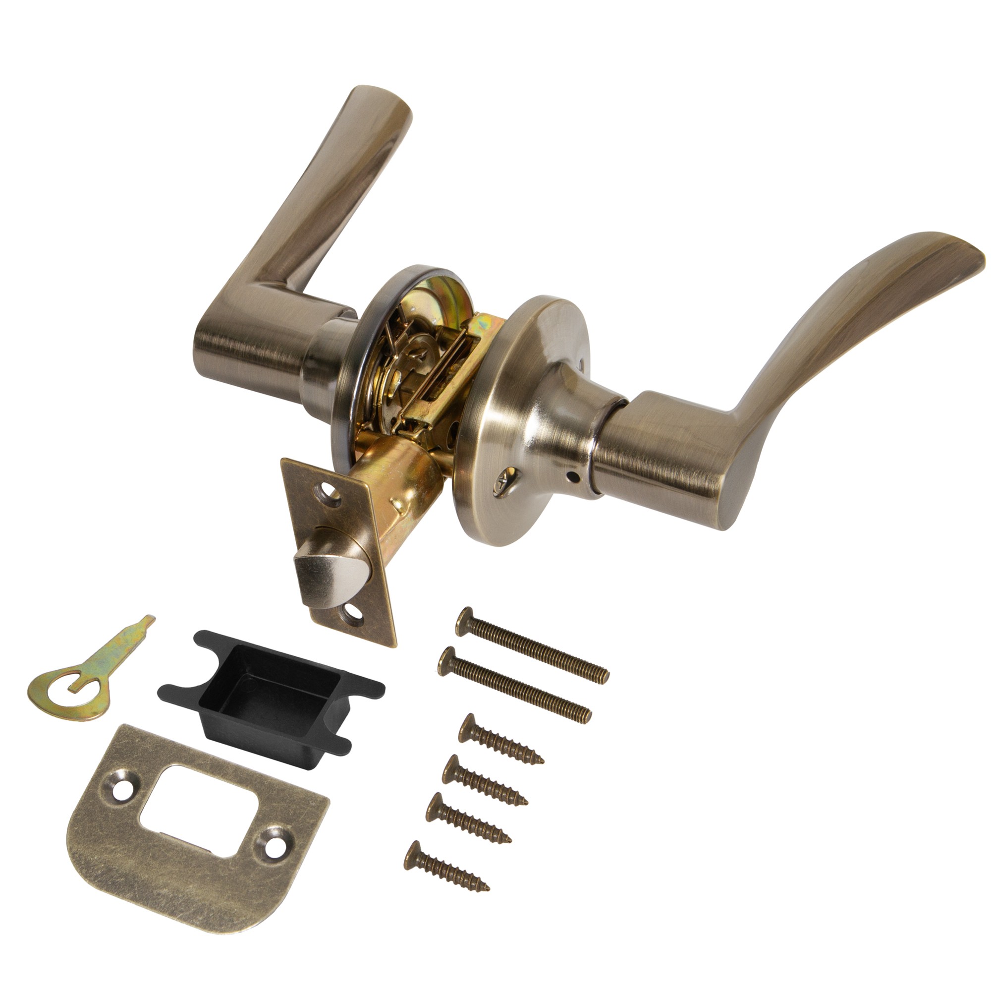 Ручка Punto (Пунто) защелка DK610/BL AB-PS (без фик.) бронза Ручка Punto (Пунто) защелка DK610/BL AB-PS (без фик.) бронза