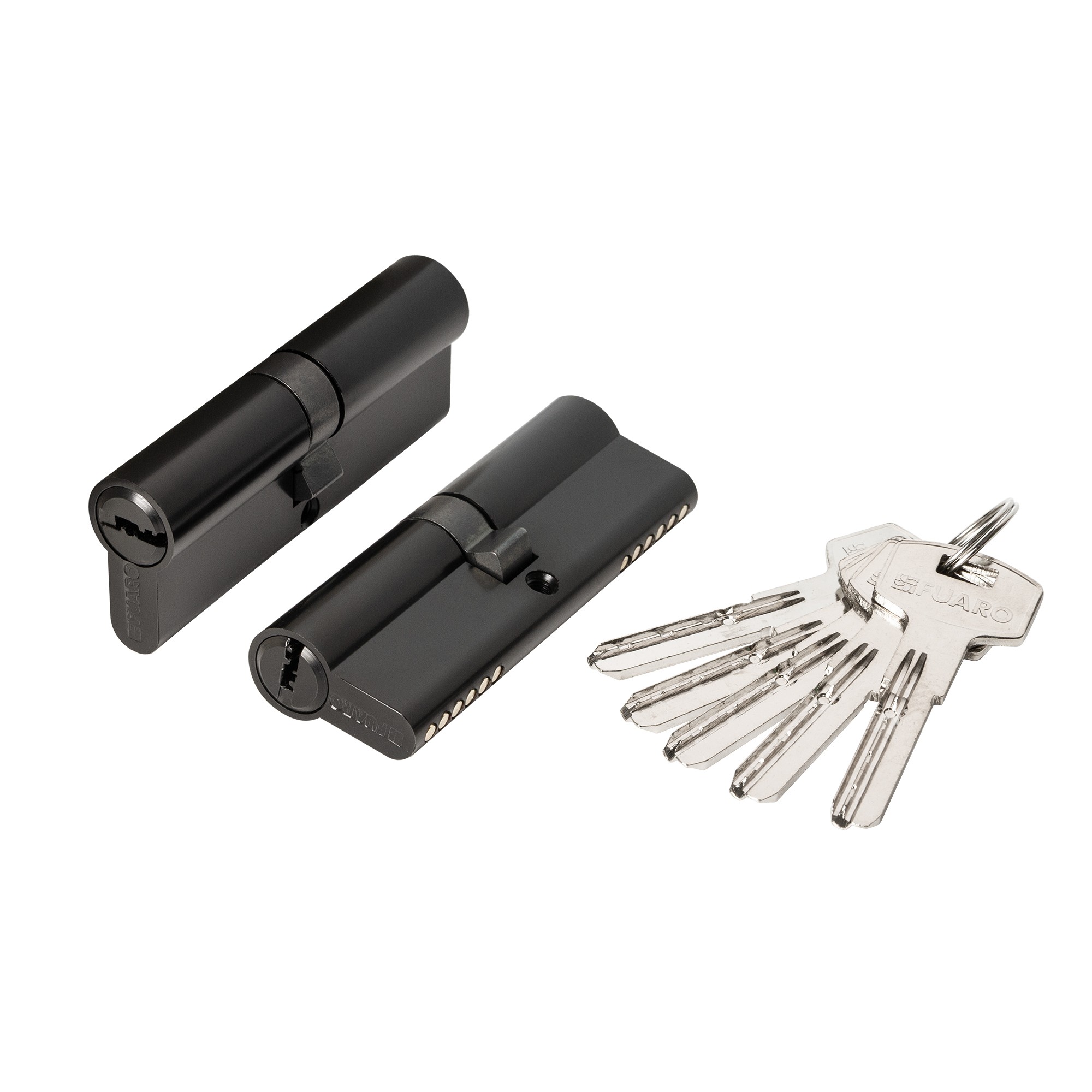 Цилиндровый Fuaro (Фуаро) механизм (200 ZA/90) 2000ZAKey90(40+10+40) BL черный 5Key Цилиндровый Fuaro (Фуаро) механизм (200 ZA/90) 2000ZAKey90(40+10+40) BL черный 5Key