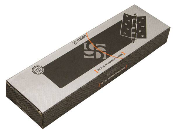 Петля Fuaro (Фуаро) универсальная IN6400U PB (4BB 150x95x3) латунь 