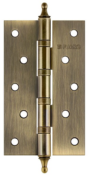 Петля Fuaro (Фуаро) универсальная IN5400UA-BL AB (4BB/A/BL 125x75x2,5) бронза БЛИСТЕР 