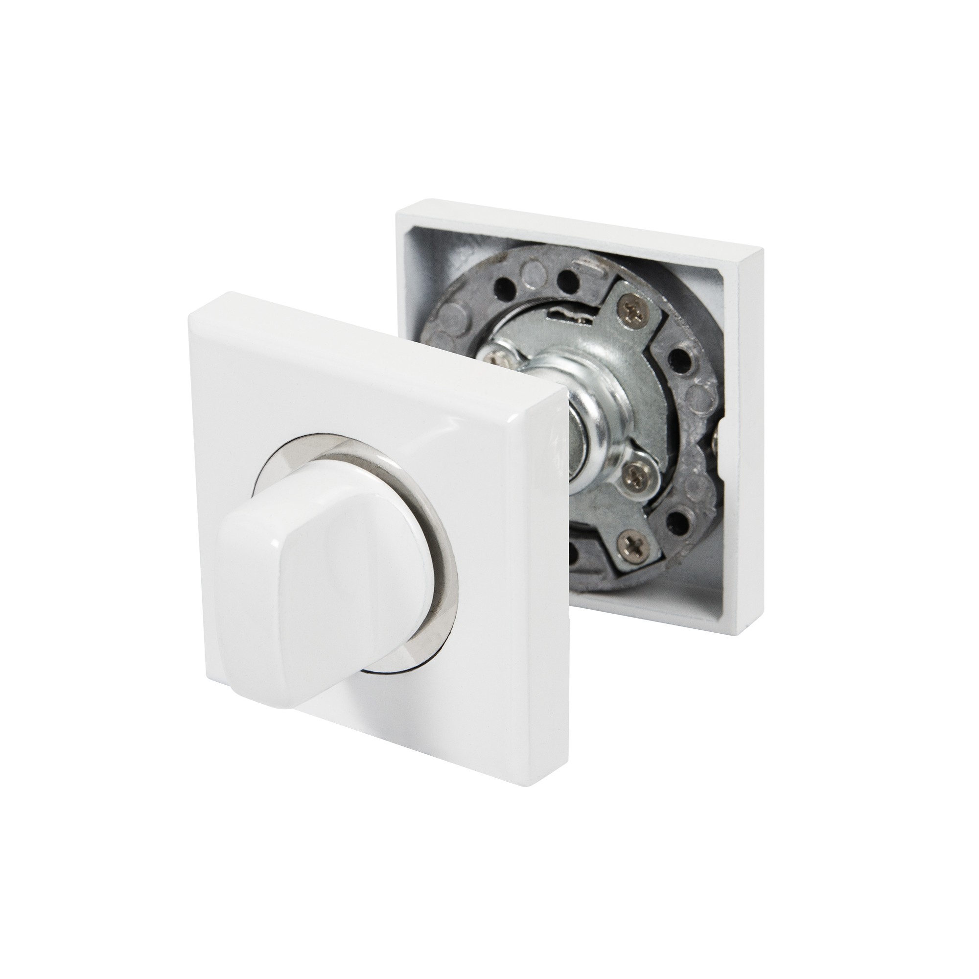 Ручка поворотная Ajax (Аякс) с фиксацией ключом BK6.FIX.JK WH-19 белый Ручка поворотная Ajax (Аякс) с фиксацией ключом BK6.FIX.JK WH-19 белый