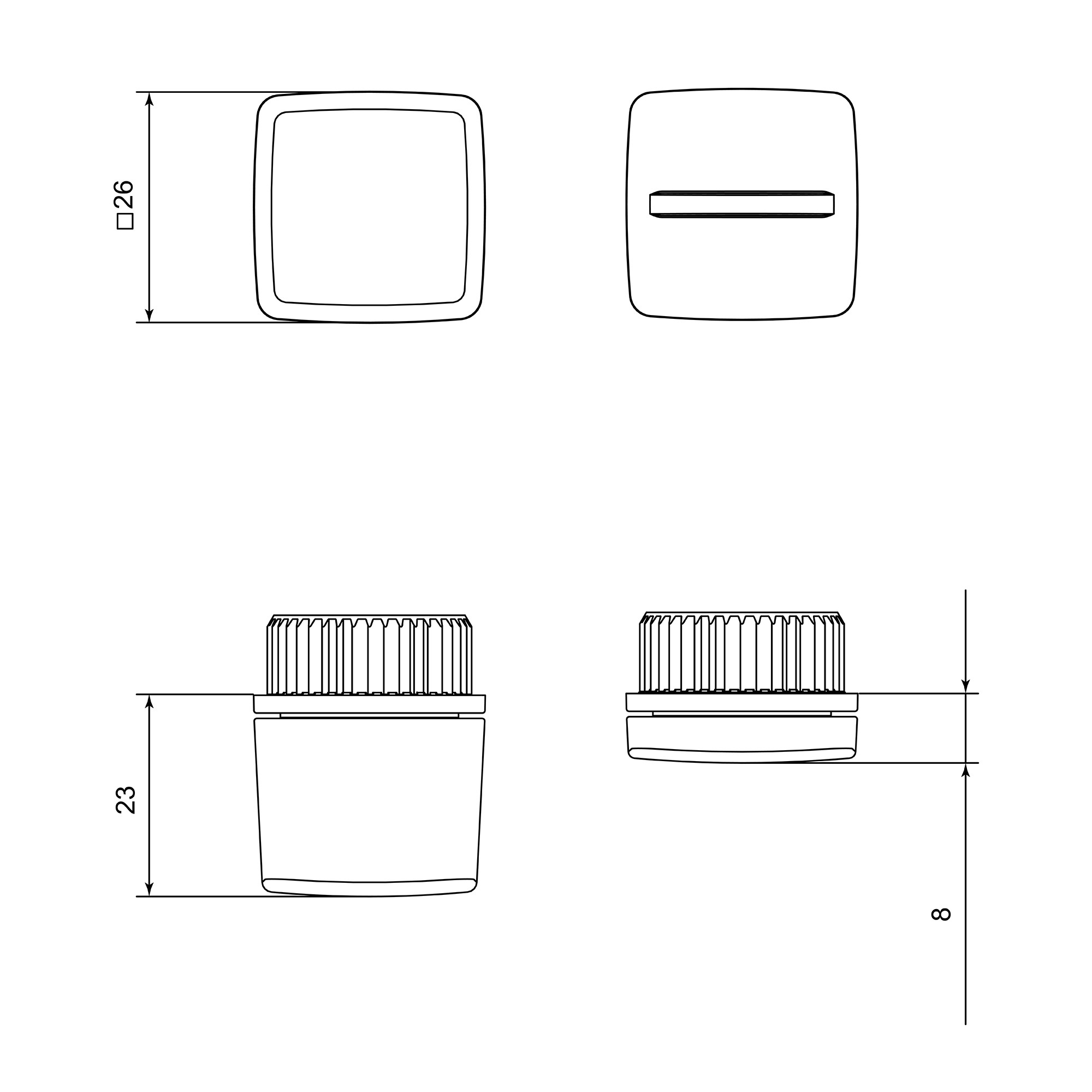 Ручка Punto (Пунто) поворотная BK6.K.EL.Q27 SSG-39 сатин.золото 