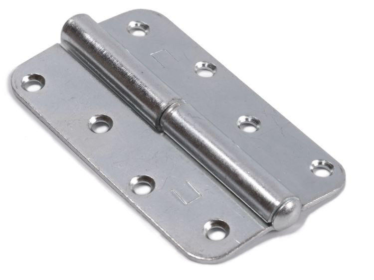 Петля skobis (СКОБИС) накладная ПН-110 цинк белый, левая 