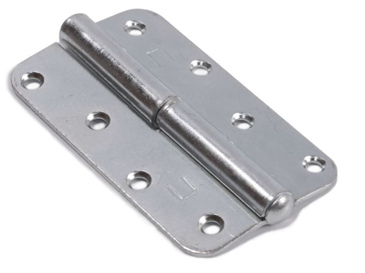 Петля skobis (СКОБИС) накладная ПН-110 цинк белый, левая 