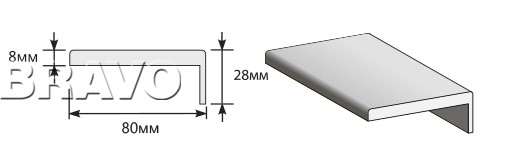 Наличник Телескоп 2130*80*8 