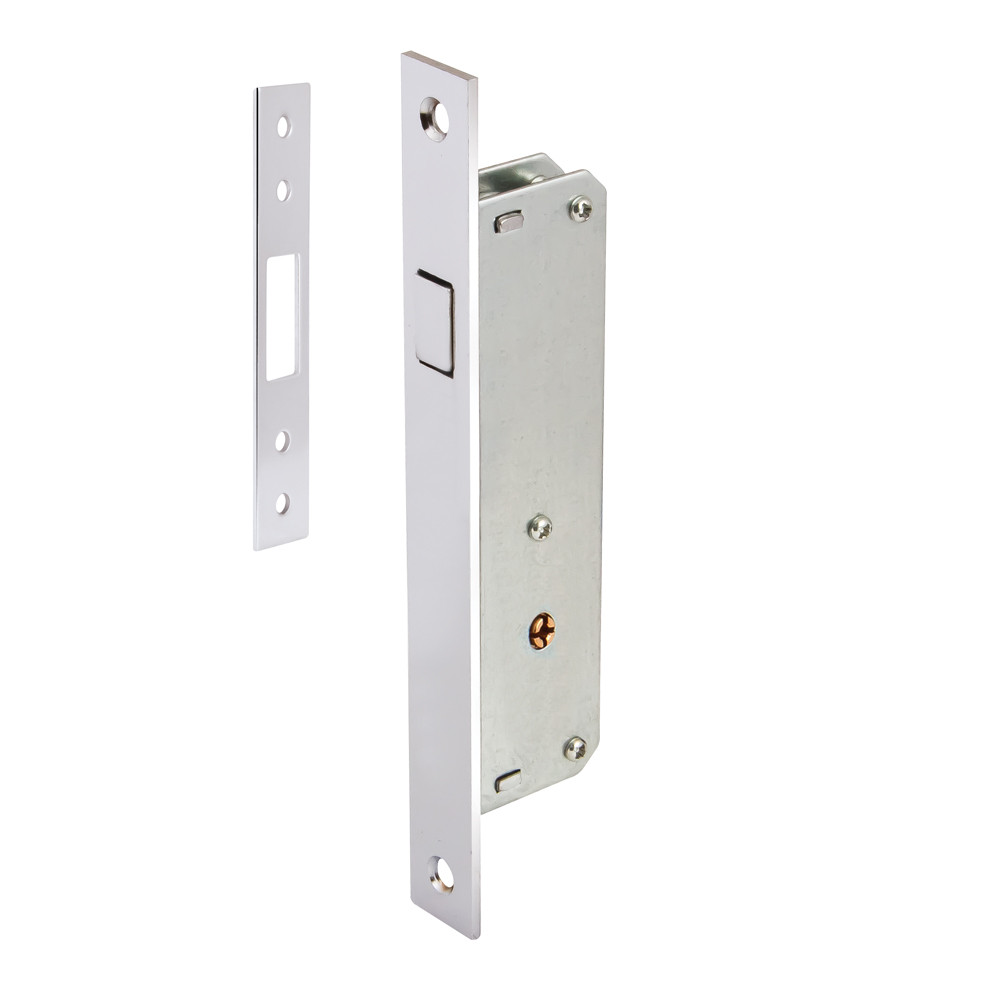 Замок Punto (Пунто) врезной крестообразный узкопрофильный METLR-201F (LR-201F) 3key CP хром 