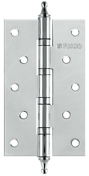 Петля Fuaro (Фуаро) универсальная IN5400UA-BL CP (4BB/A/BL 125x75x2,5) хром БЛИСТЕР 