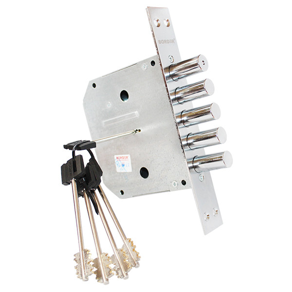 Замок Border (Бордер) врезной сувальдный К8-6 , 5 кл. (кл. 120 мм) /72260/ Замок Border (Бордер) врезной сувальдный К8-6 , 5 кл. (кл. 120 мм) /72260/