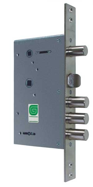 Замок Guardian (Гардиан) врезной сувальдный с задвижкой и защёлкой ЗВ 30.12, 4 кл. /123:107/ 