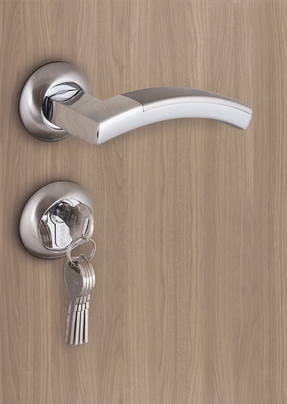 Ручка Fuaro (Фуаро) раздельная R.RM54.ACCORD (ACCORD RM) SN/CP-3 матовый никель/хром 