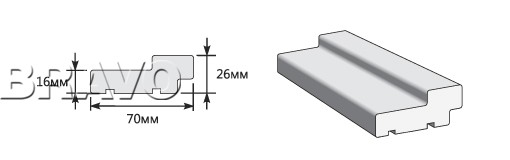 Коробка МДФ 2070*70*26 (п) 