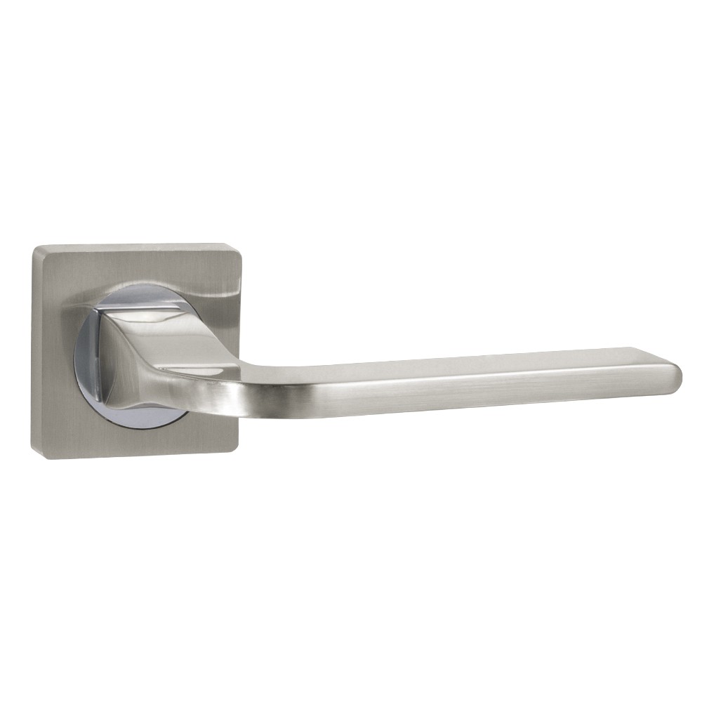 Ручка Ajax (Аякс) раздельная K.JK51.SPLINE (SPLINE JK) SN/CP-3 матовый никель/хром 