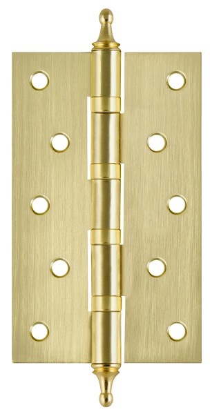 Петля Fuaro (Фуаро) универсальная IN5400UA-BL SB (4BB/A/BL 125x75x2,5) мат. золото БЛИСТЕР 
