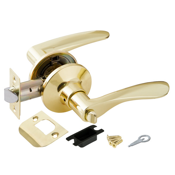 Ручка Punto (Пунто) защелка DK620 PB-BK (6020 PB-B) (фик.) золото 