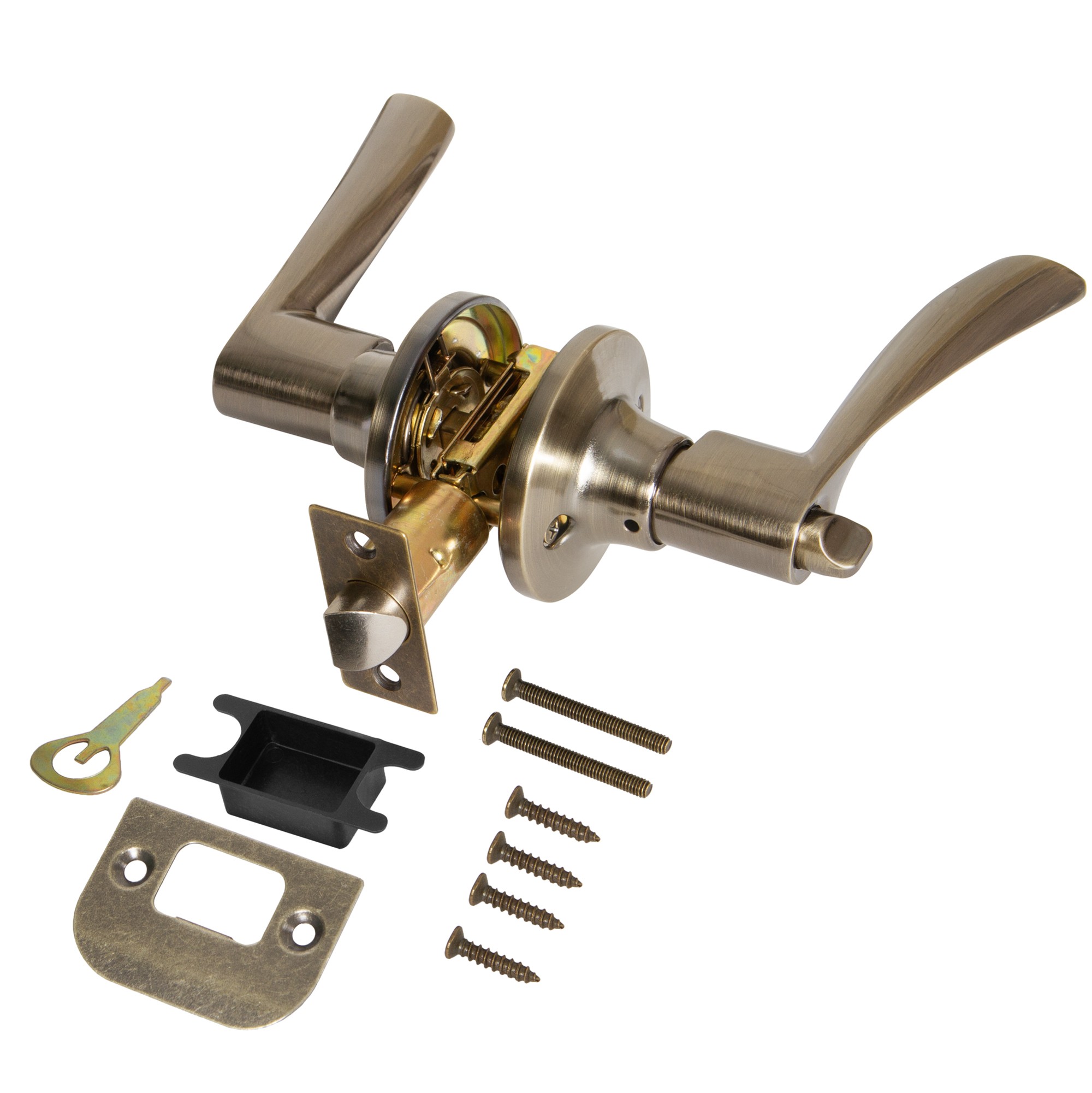 Ручка Punto (Пунто) защелка DK610/BL AB-BK (фик.) бронза Ручка Punto (Пунто) защелка DK610/BL AB-BK (фик.) бронза