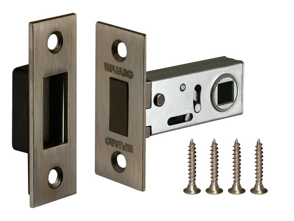 Защелка Fuaro (Фуаро) врезная MAGNM12-50-25 (M12-50-25) AB бронза Защелка Fuaro (Фуаро) врезная MAGNM12-50-25 (M12-50-25) AB бронза