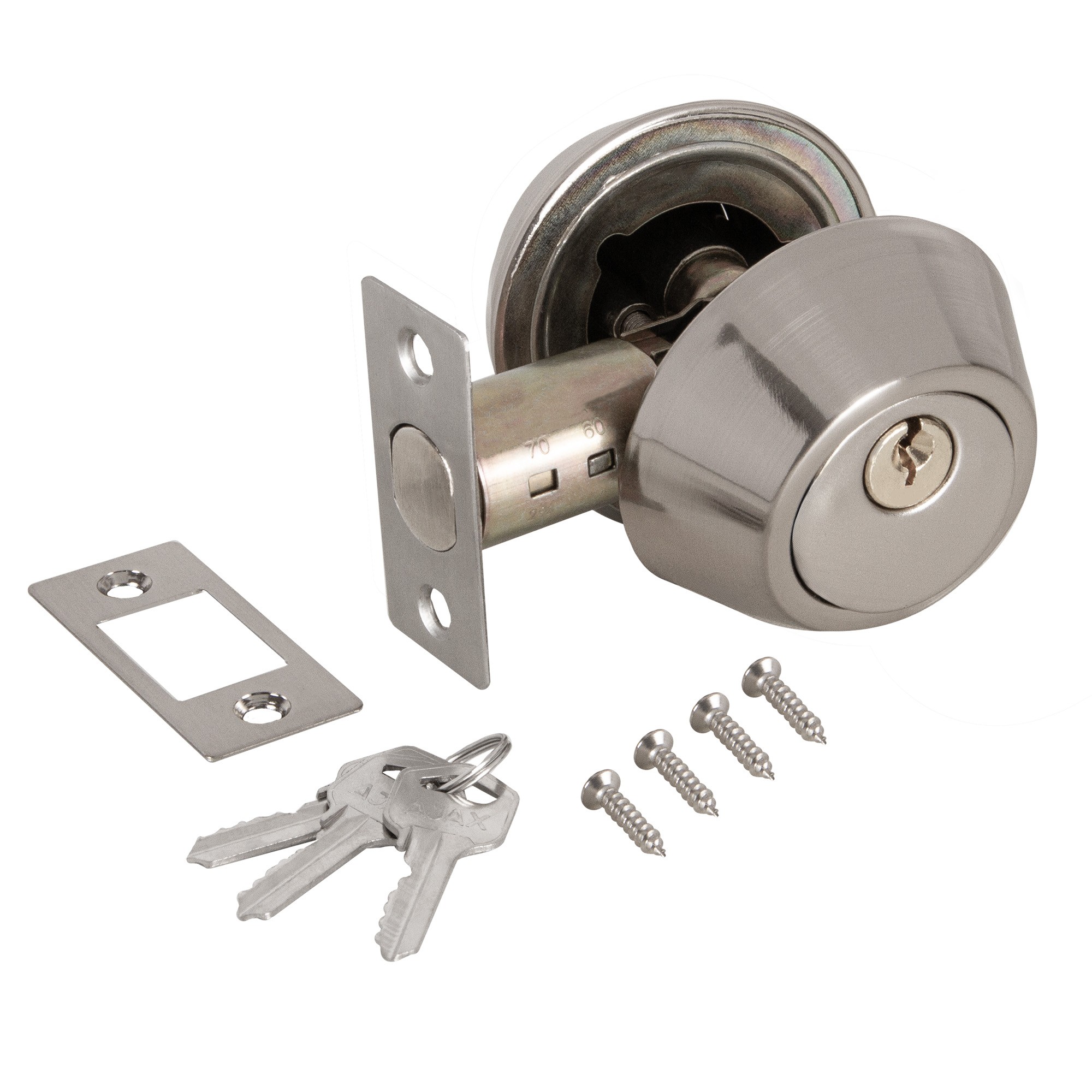 Замок Ajax (Аякс) врезной DK.001 ET SN мат.никель Замок Ajax (Аякс) врезной DK.001 ET SN мат.никель