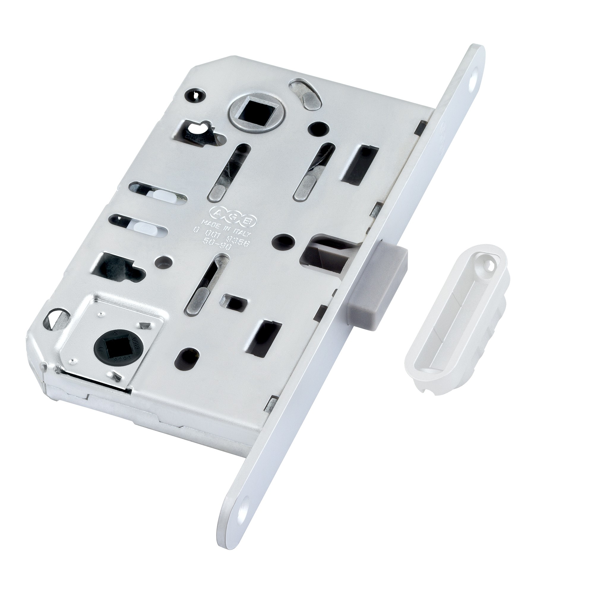 B06102.50.FM.640 AGB (АГБ) Защелка врезная WC (белый) MEDIANA POLARIS с отв. планкой (скин) B06102.50.FM.640 AGB (АГБ) Защелка врезная WC (белый) MEDIANA POLARIS с отв. планкой (скин)