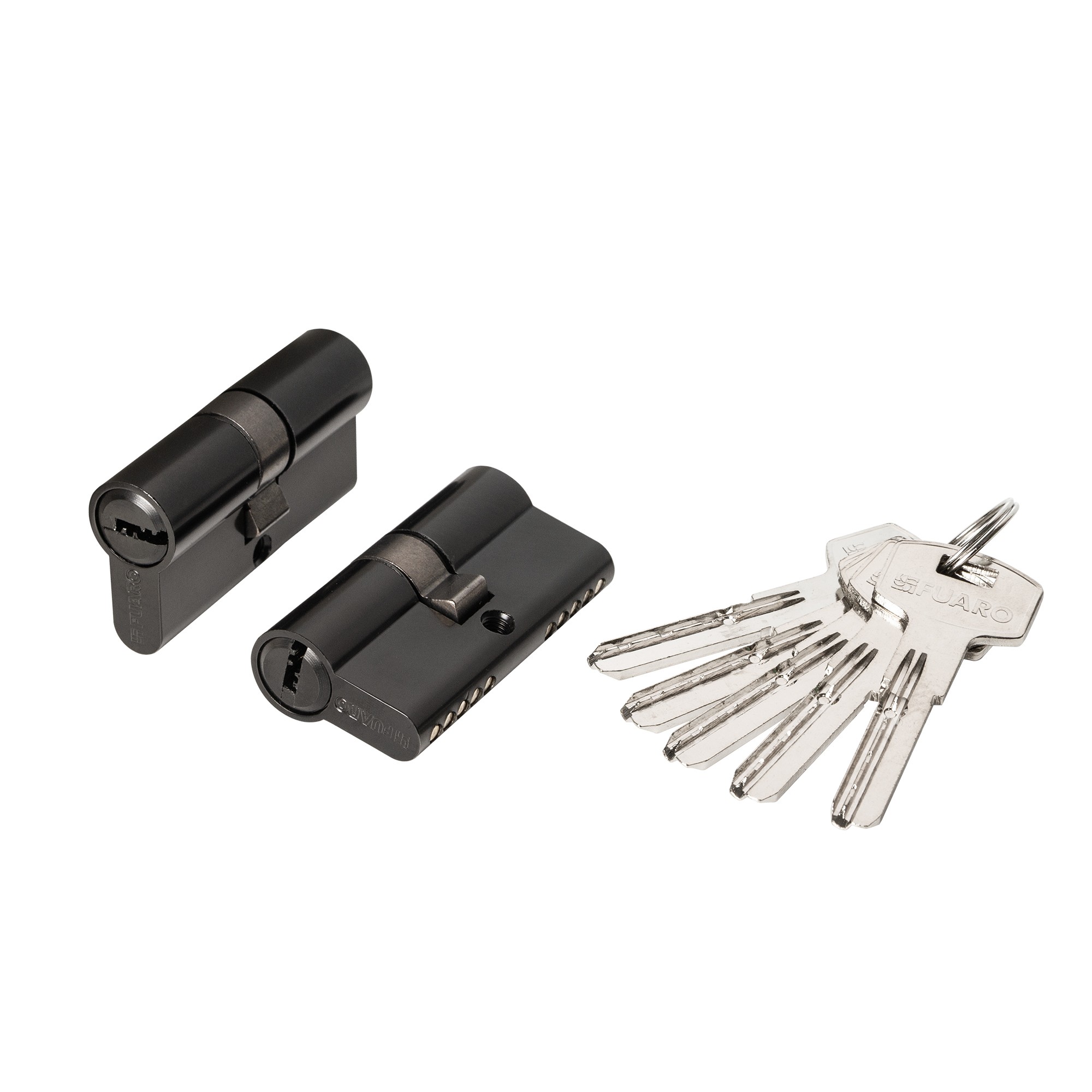 Цилиндровый Fuaro (Фуаро) механизм (200 ZA/60) 2000ZAKey60(25+10+25) BL черный 5Key Цилиндровый Fuaro (Фуаро) механизм (200 ZA/60) 2000ZAKey60(25+10+25) BL черный 5Key