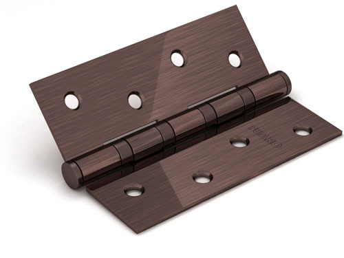 Петля Fuaro (Фуаро) универсальная IN4400U-BL АС (4BB/BL 100x75x2,5) медь БЛИСТЕР 