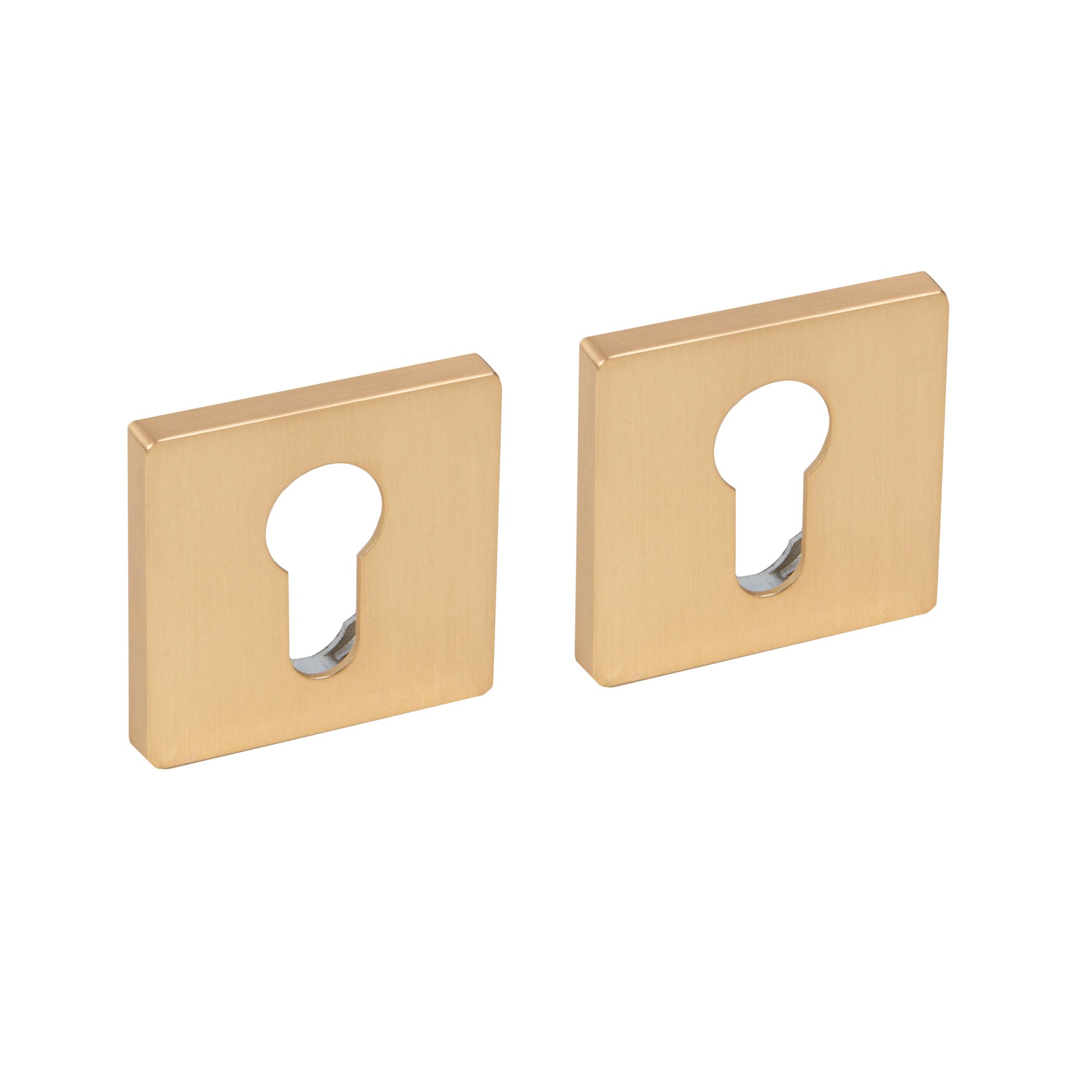 Накладка Fuaro (Фуаро) на цилиндр ET.K.ZL52 SSG-39 сатинированное золото Накладка Fuaro (Фуаро) на цилиндр ET.K.ZL52 SSG-39 сатинированное золото