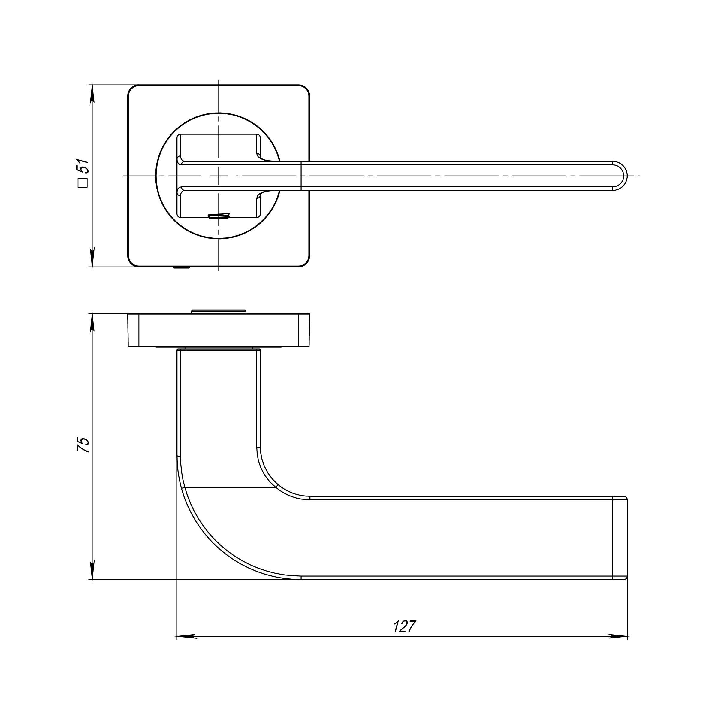 Ручка Ajax (Аякс) раздельная K.JK51.SPLINE (SPLINE JK) GR-23 графит Ручка Ajax (Аякс) раздельная K.JK51.SPLINE (SPLINE JK) GR-23 графит