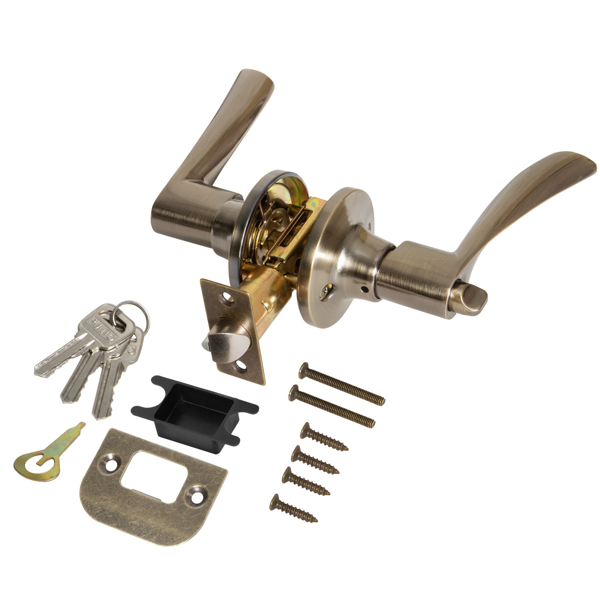 Ручка Punto (Пунто) защелка DK610/BL AB-ET (кл./фик.) бронза Ручка Punto (Пунто) защелка DK610/BL AB-ET (кл./фик.) бронза