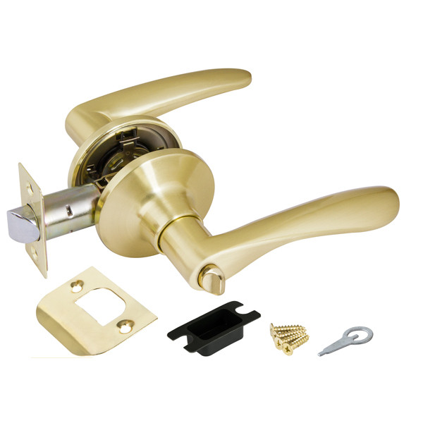 Ручка Punto (Пунто) защелка DK620 SB-BK (6020 SB-B) (фик.) мат. золото Ручка Punto (Пунто) защелка DK620 SB-BK (6020 SB-B) (фик.) мат. золото