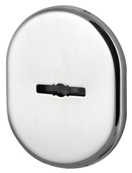 Декоративная накладка Armadillo (Армадилло) на сувальдный замок со шторкой PS-DEC CT (ATC Protector 1) CP-8 Хром 