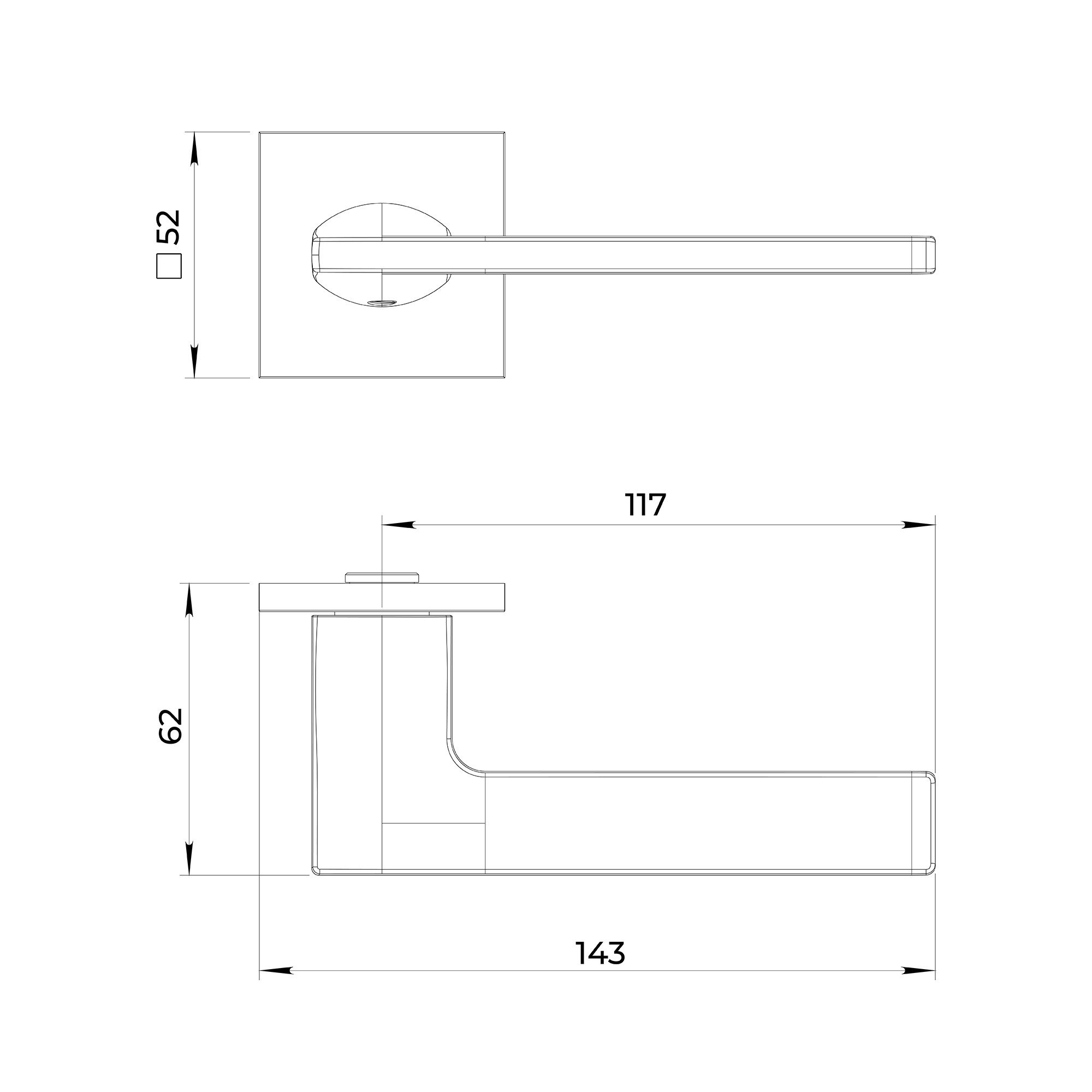 Ручка Ajax (Аякс) раздельная K.JS51.PROMO SSG-39 сатин.золото Ручка Ajax (Аякс) раздельная K.JS51.PROMO SSG-39 сатин.золото