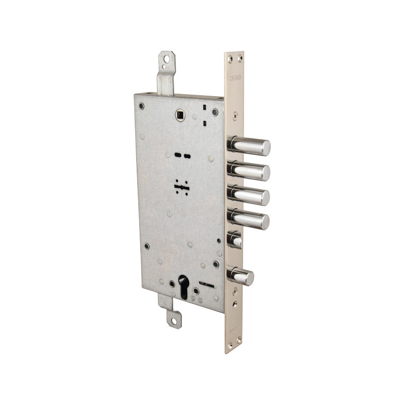 Замок Mottura (Моттура) врезной двухсистемный 54.787, (без накладок) ключ 60 мм 