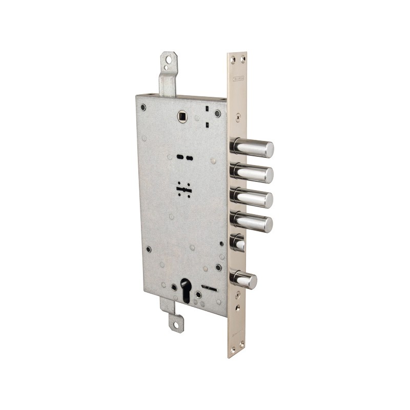 Замок Mottura (Моттура) врезной двухсистемный 54.787, (без накладок) ключ 60 мм 