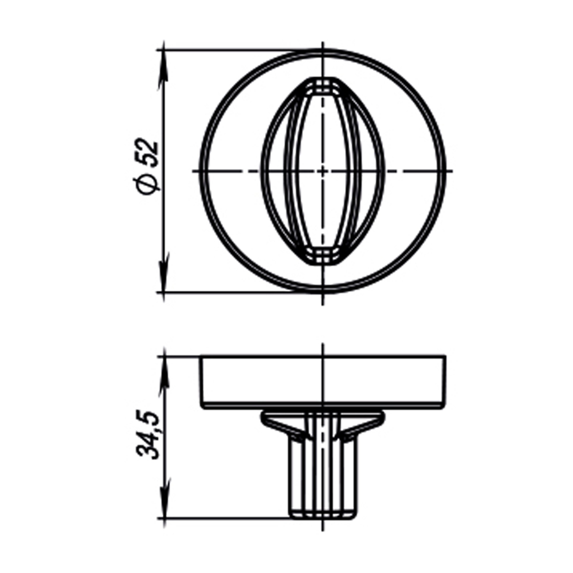 Ручка Armadillo (Армадилло) поворотная BK6.R.URB52 SG-1 матовое золото Ручка Armadillo (Армадилло) поворотная BK6.R.URB52 SG-1 матовое золото