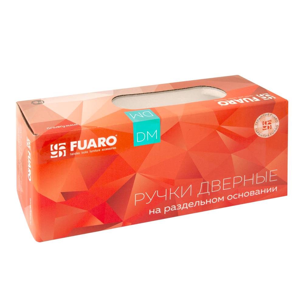 Ручка Fuaro (Фуаро) раздельная K.DM51.Straight (Straight DM) WH-19 белый 