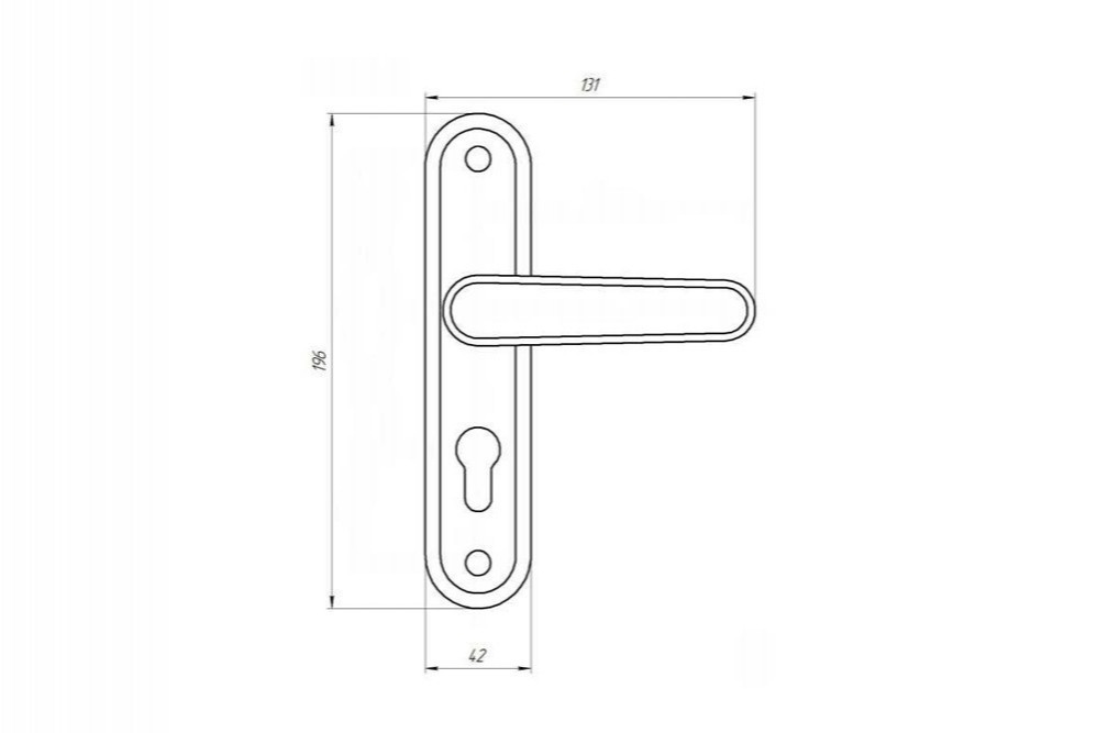 Ручка дверная Zenit (Зенит) на планке РФ1-55.03 (медь) Ручка дверная Zenit (Зенит) на планке РФ1-55.03 (медь)