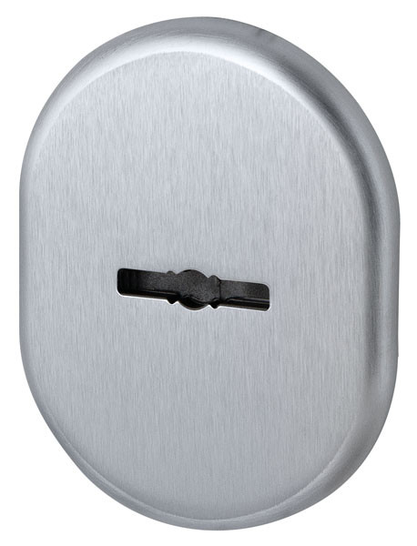 Декоративная накладка Armadillo (Армадилло) на сувальдный замок со шторкой PS-DEC CT (ATC Protector 1) SC-14 Матовый хром Декоративная накладка Armadillo (Армадилло) на сувальдный замок со шторкой PS-DEC CT (ATC Protector 1) SC-14 Матовый хром