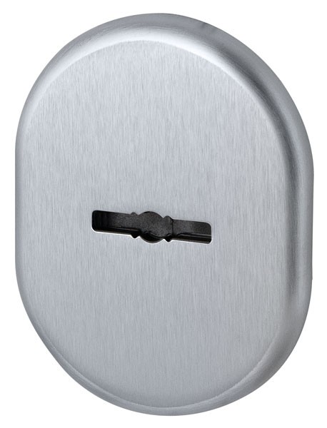 Декоративная накладка Armadillo (Армадилло) на сувальдный замок со шторкой PS-DEC CT (ATC Protector 1) SC-14 Матовый хром 