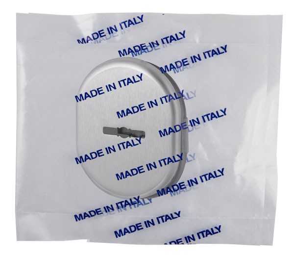 Декоративная накладка Armadillo (Армадилло) на сувальдный замок со шторкой PS-DEC CT (ATC Protector 1) SC-14 Матовый хром 