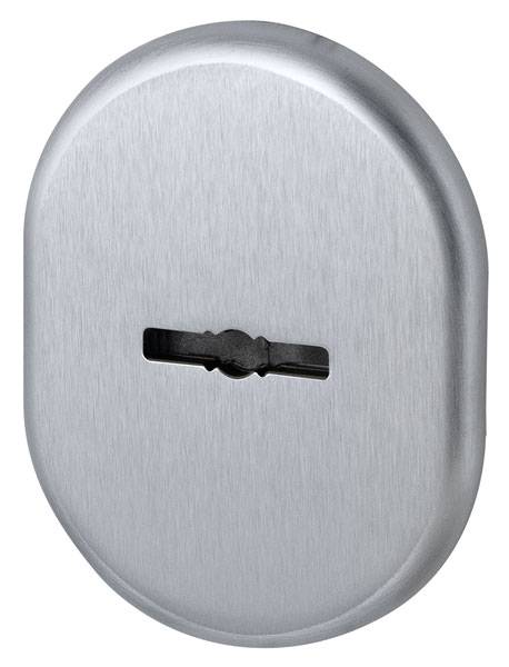 Декоративная накладка Armadillo (Армадилло) на сувальдный замок со шторкой PS-DEC CT (ATC Protector 1) SC-14 Матовый хром 