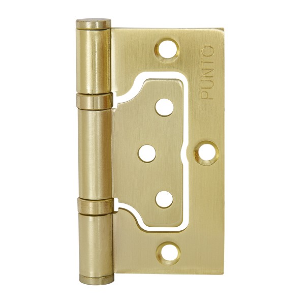 Петля Punto (Пунто) универсальная без врезки IN3200W-HD SB (200-2B/HD 75x2,5) мат. золото 