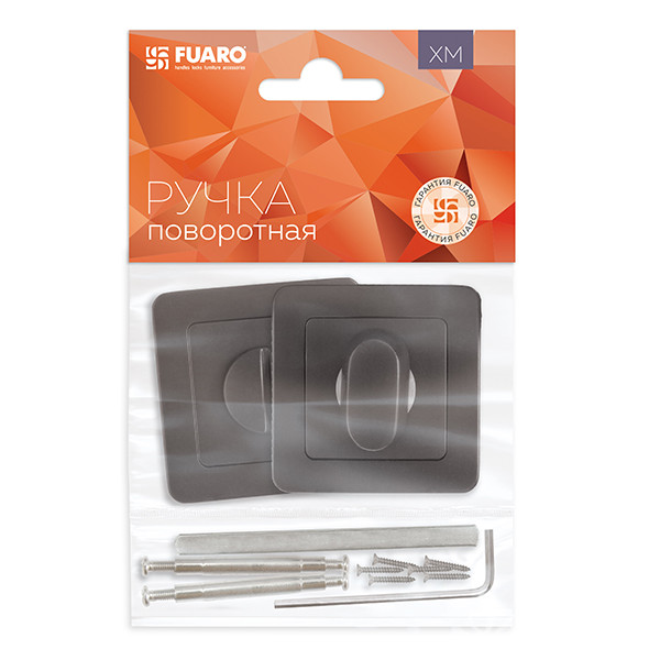 Ручка Fuaro (Фуаро) поворотная BK6.K.XM52 (BK6 XM) BL-24 черный 