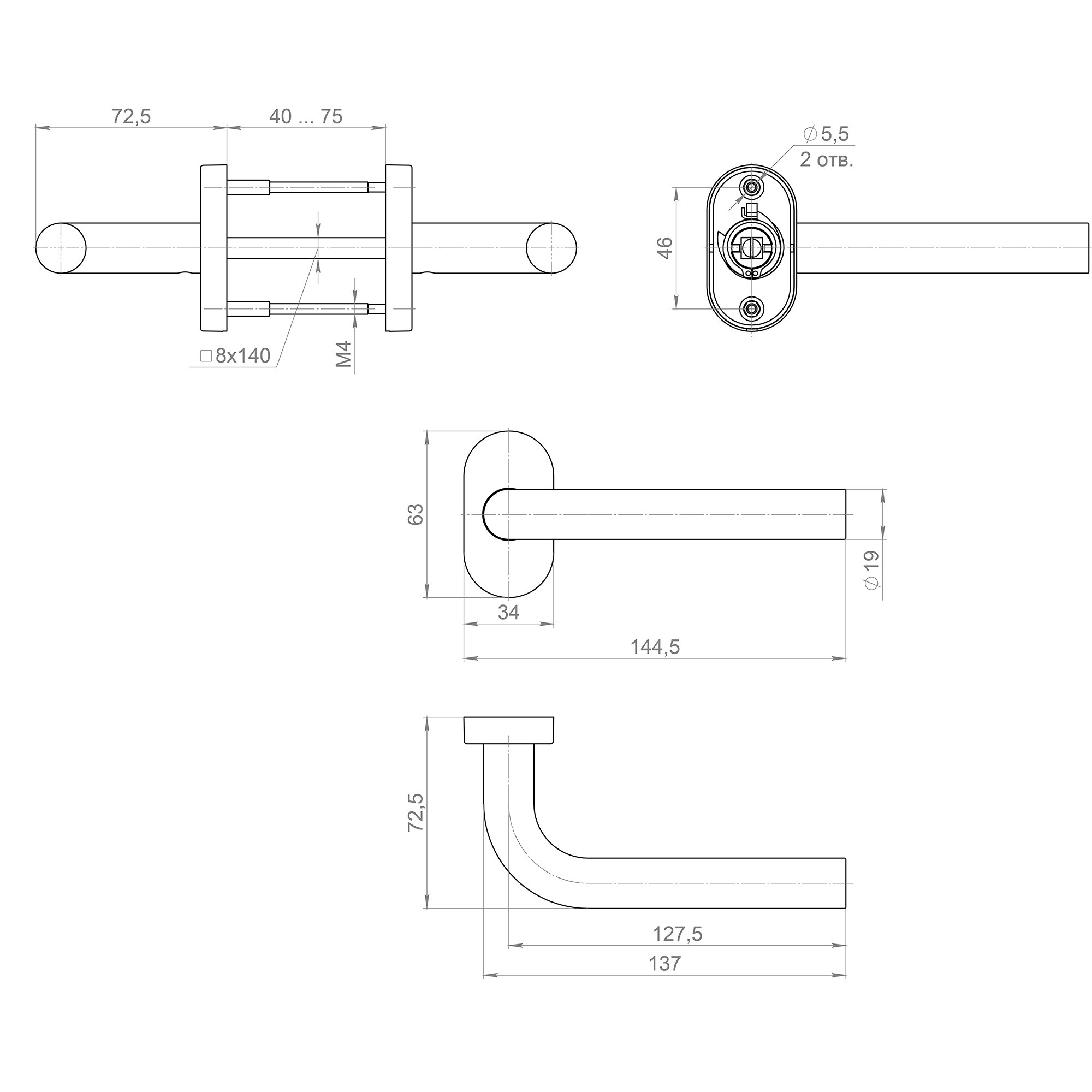 Ручка Fuaro (Фуаро) раздельная R.DSS201-0201P/19 INOX 201 (овальное основание) Ручка Fuaro (Фуаро) раздельная R.DSS201-0201P/19 INOX 201 (овальное основание)