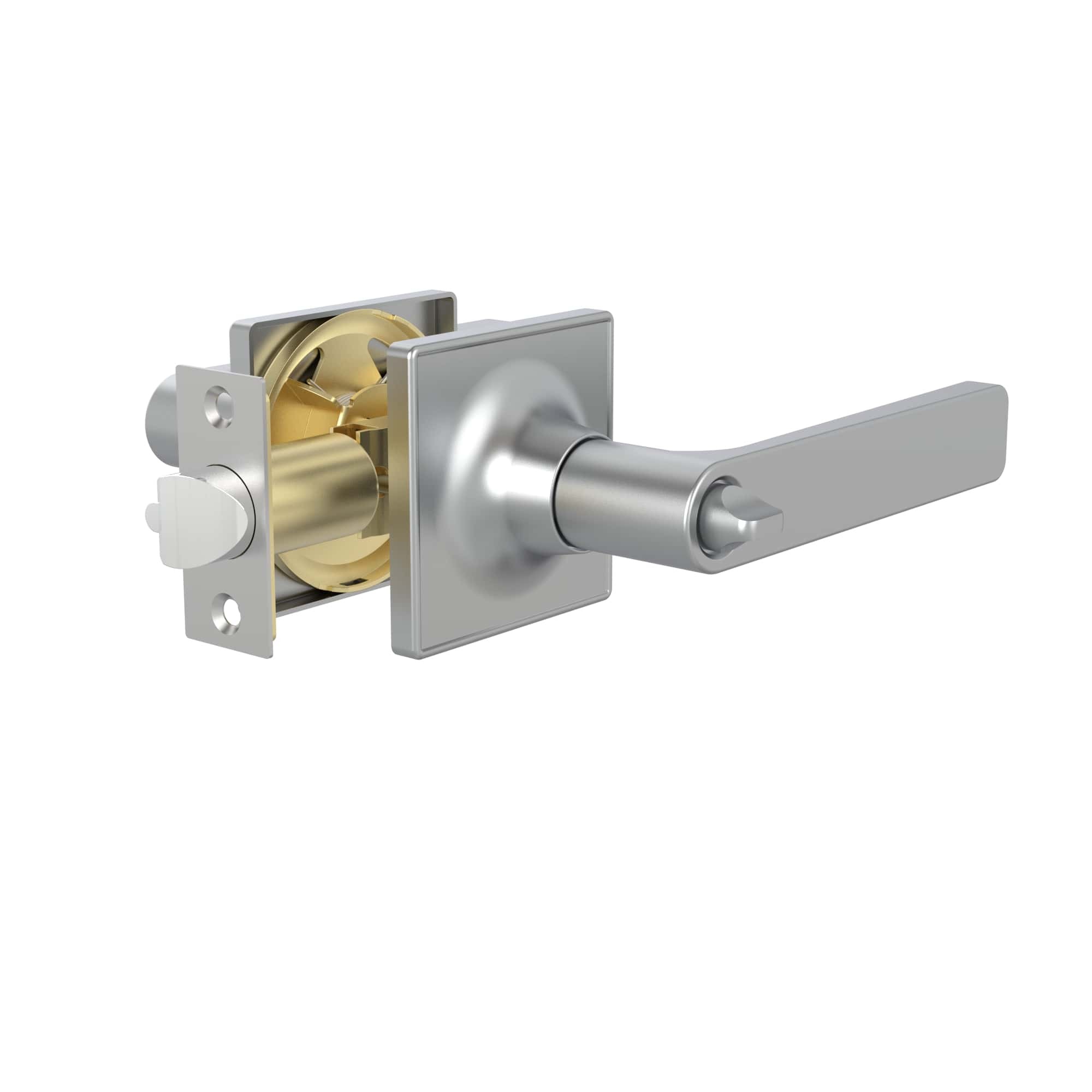 Ручка Punto (Пунто) защелка DK710/BL CP-BK (фик.) хром 